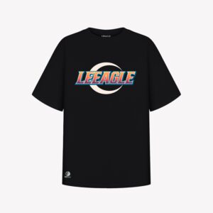 LEEAGLE Blazing Orange Big Logo T-shirt