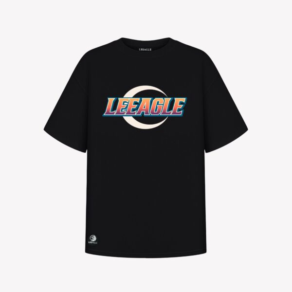 LEEAGLE Blazing Orange Big Logo T-shirt